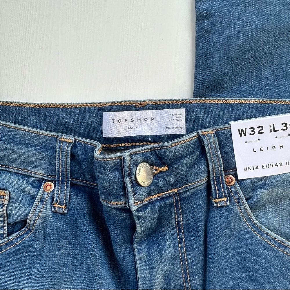 Topshop Light Blue Denim Jeans